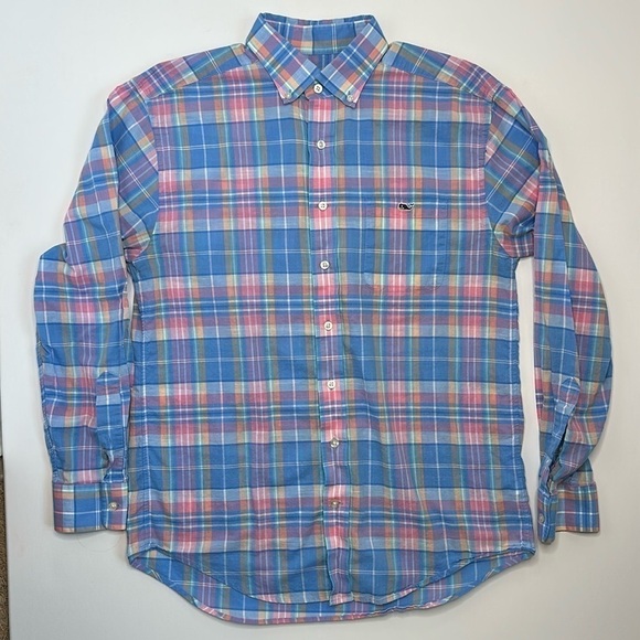 Mens Vineyard Vines Tucker Classic Fit Plaid Shirt - Picture 1 of 9